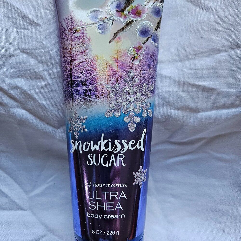 Bath & Body Works Snowkissed Sugar Body Lotion Shea Cream Moisturizer Rare NEW‎